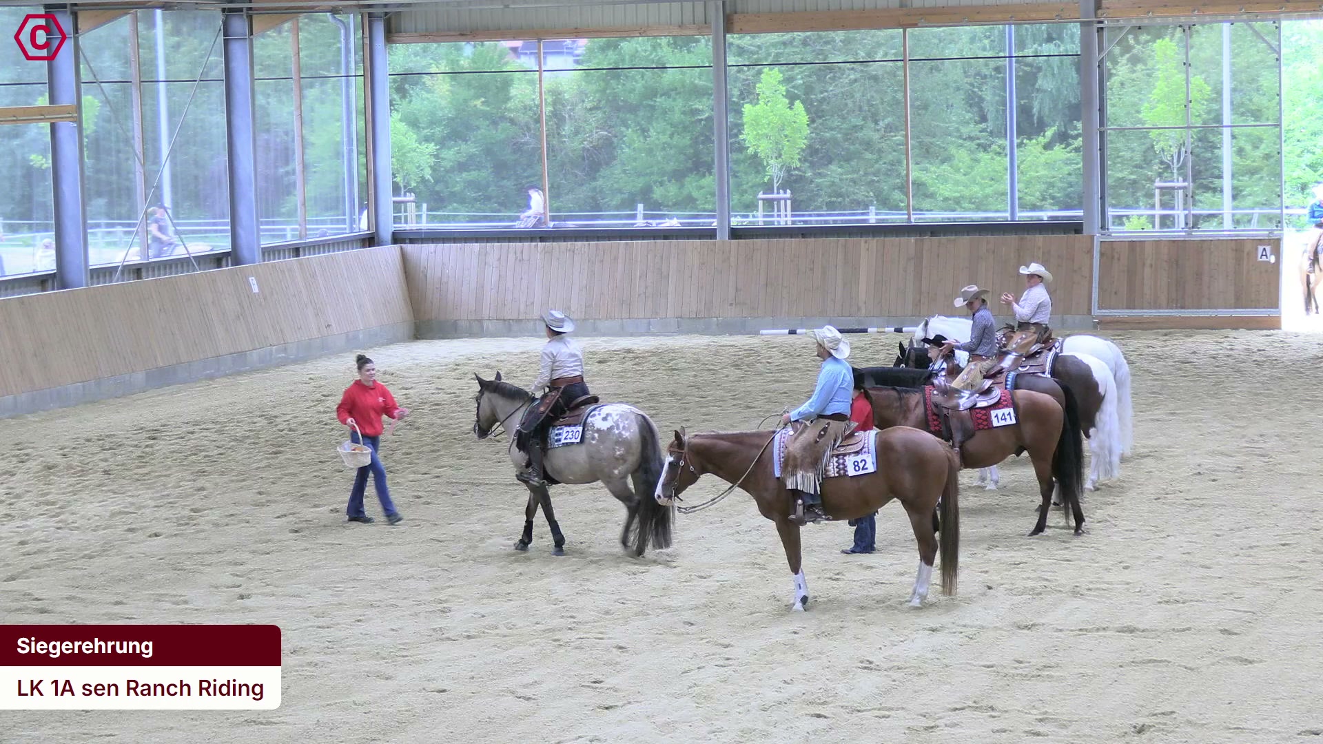 Siegerehrungs-Clip LK 1A sen Ranch Riding