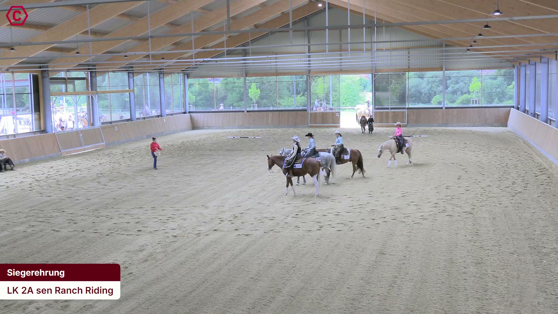 Siegerehrungs-Clip LK 2A sen Ranch Riding