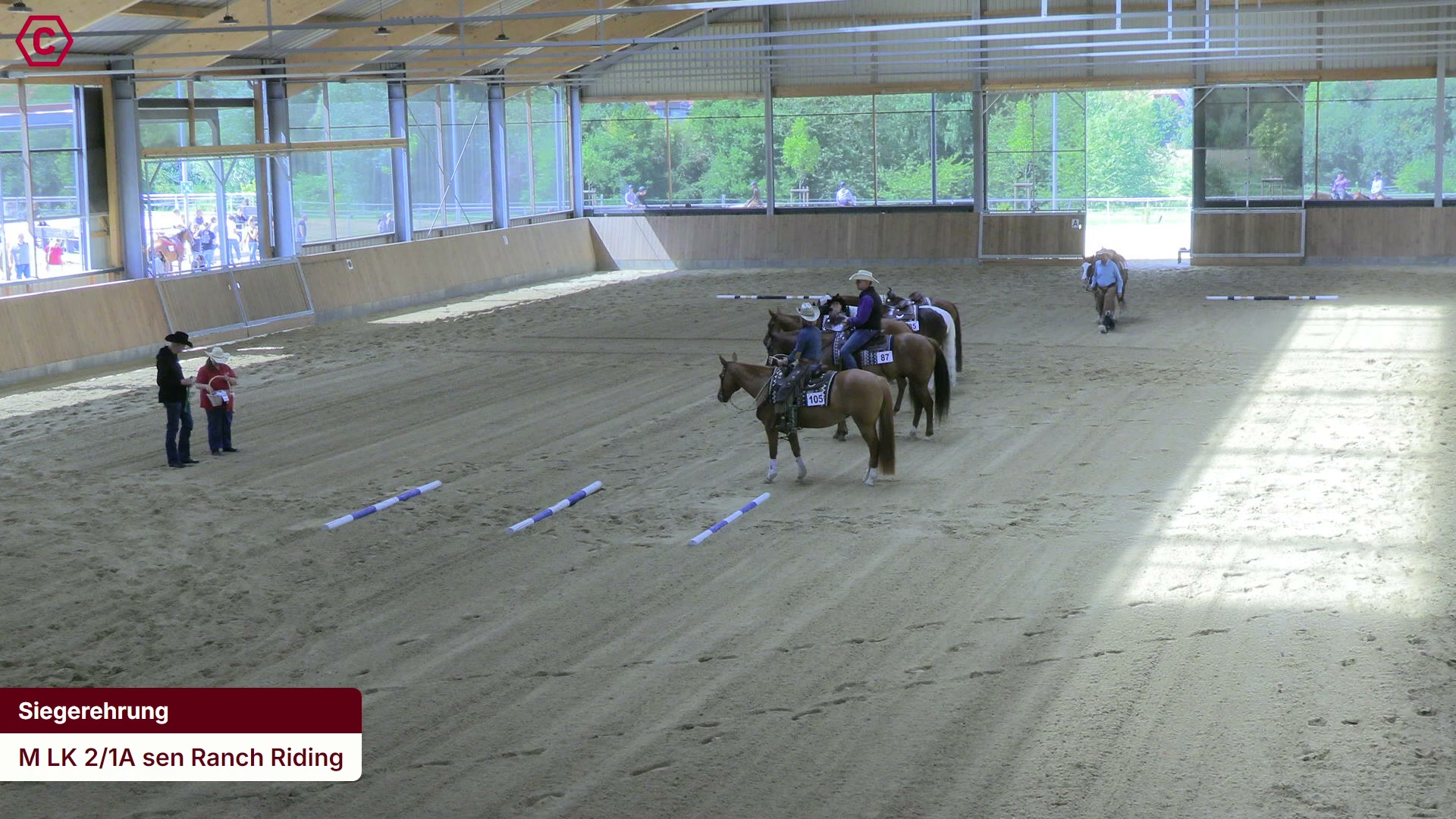 Siegerehrungs-Clip M LK 2/1A sen Ranch Riding