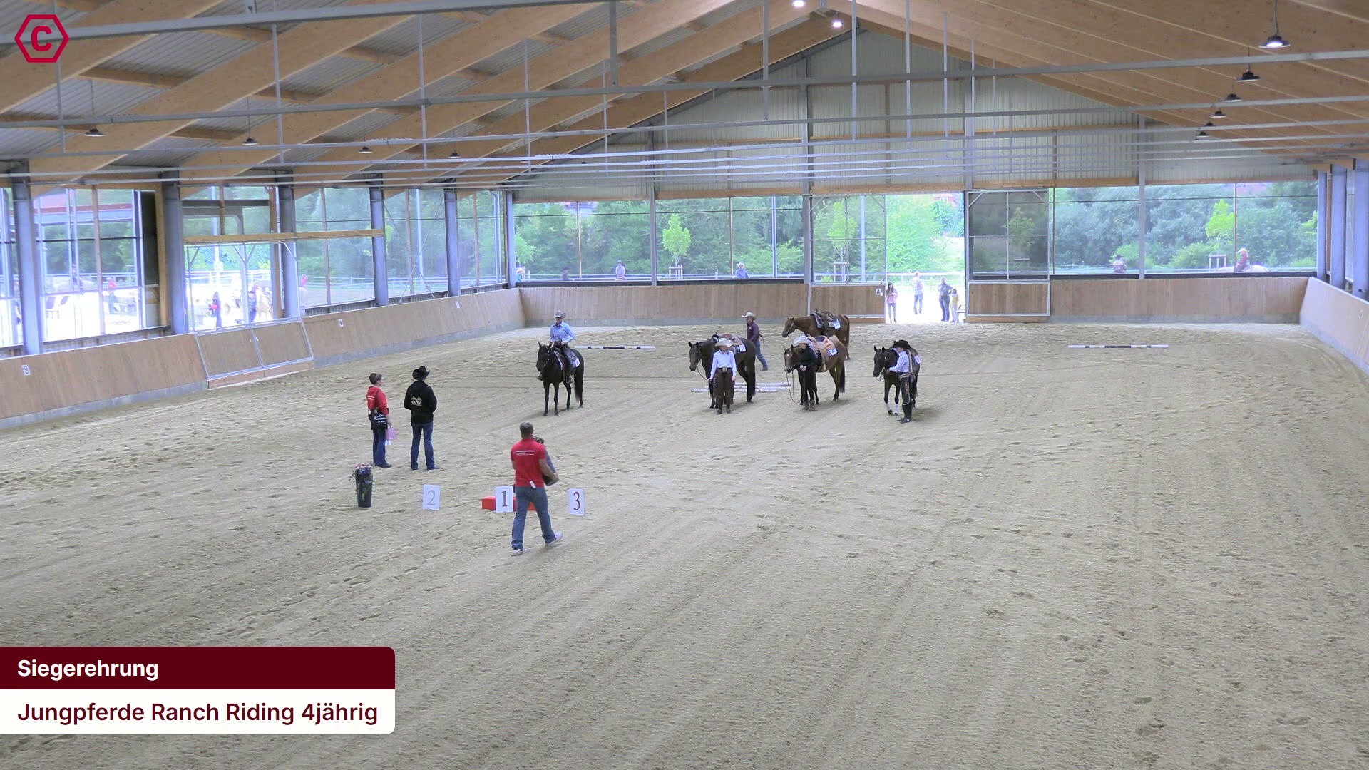 Siegerehrungs-Clip Jungpferde Ranch Riding 4jährig