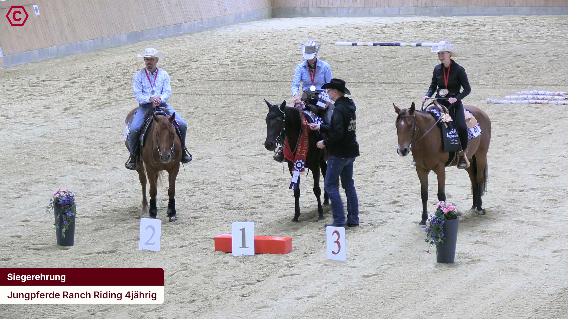 Siegerehrungs-Clip Jungpferde Ranch Riding 4jährig