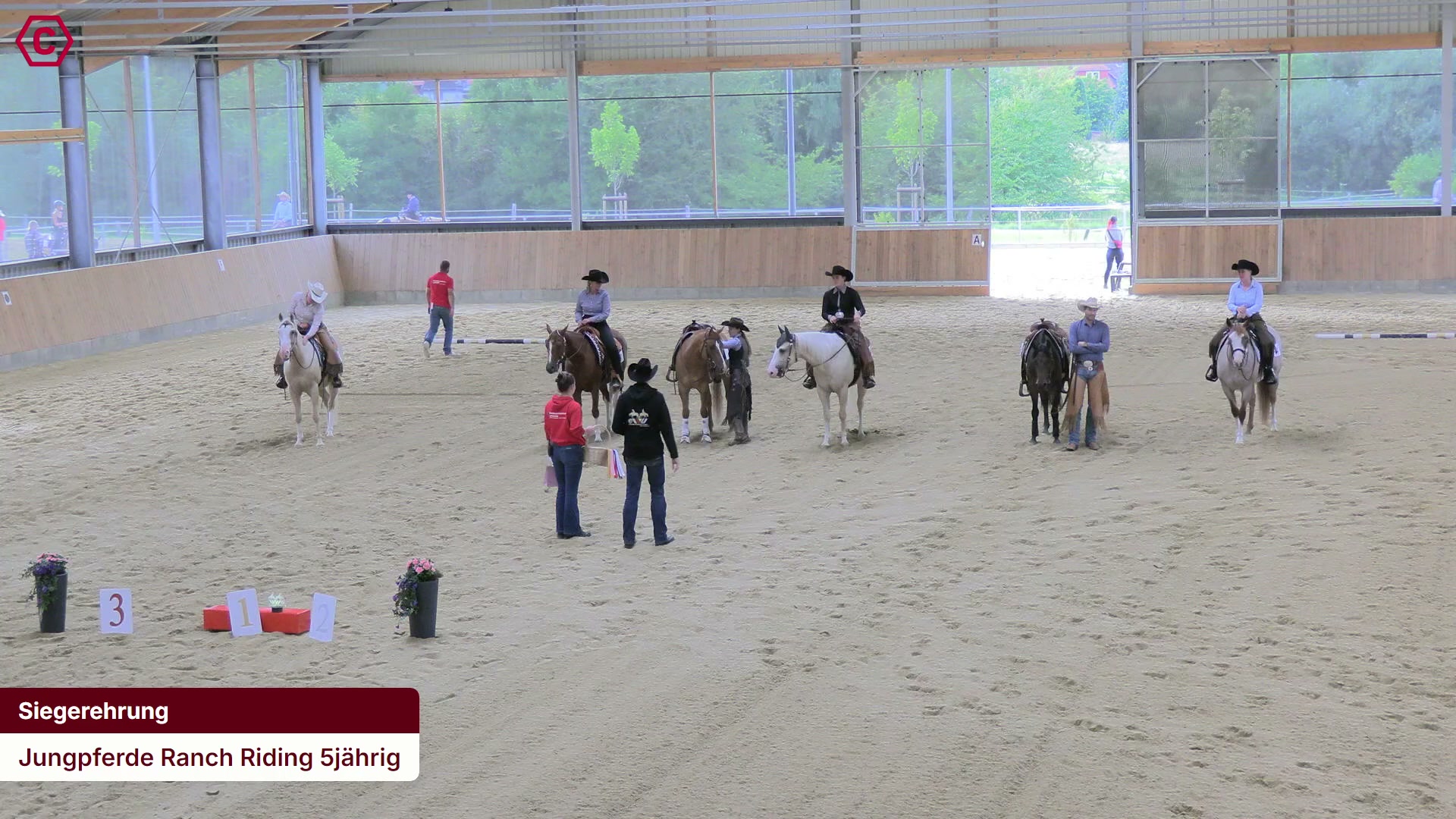 Siegerehrungs-Clip Jungpferde Ranch Riding 5jährig