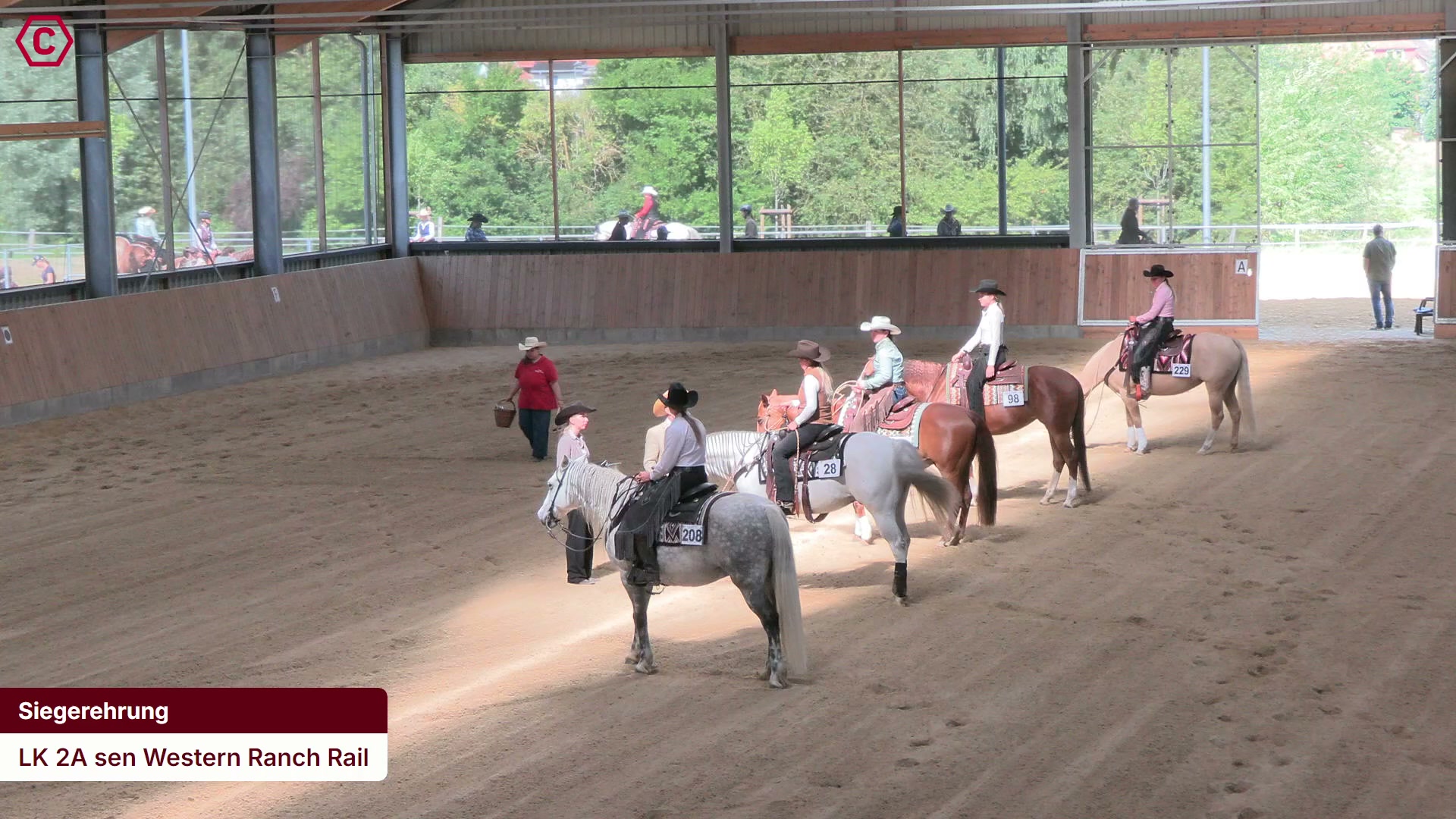 Siegerehrungs-Clip LK 2A sen Western Ranch Rail