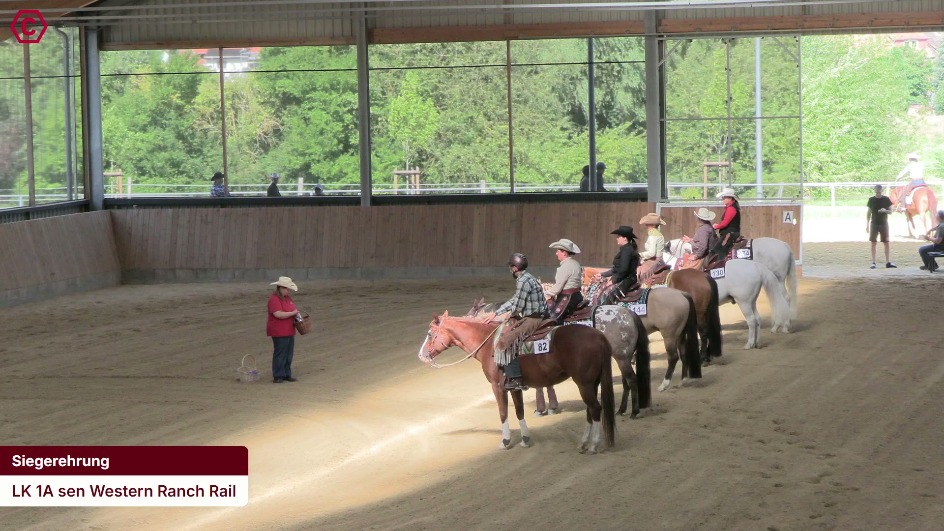 Siegerehrungs-Clip LK 1A sen Western Ranch Rail