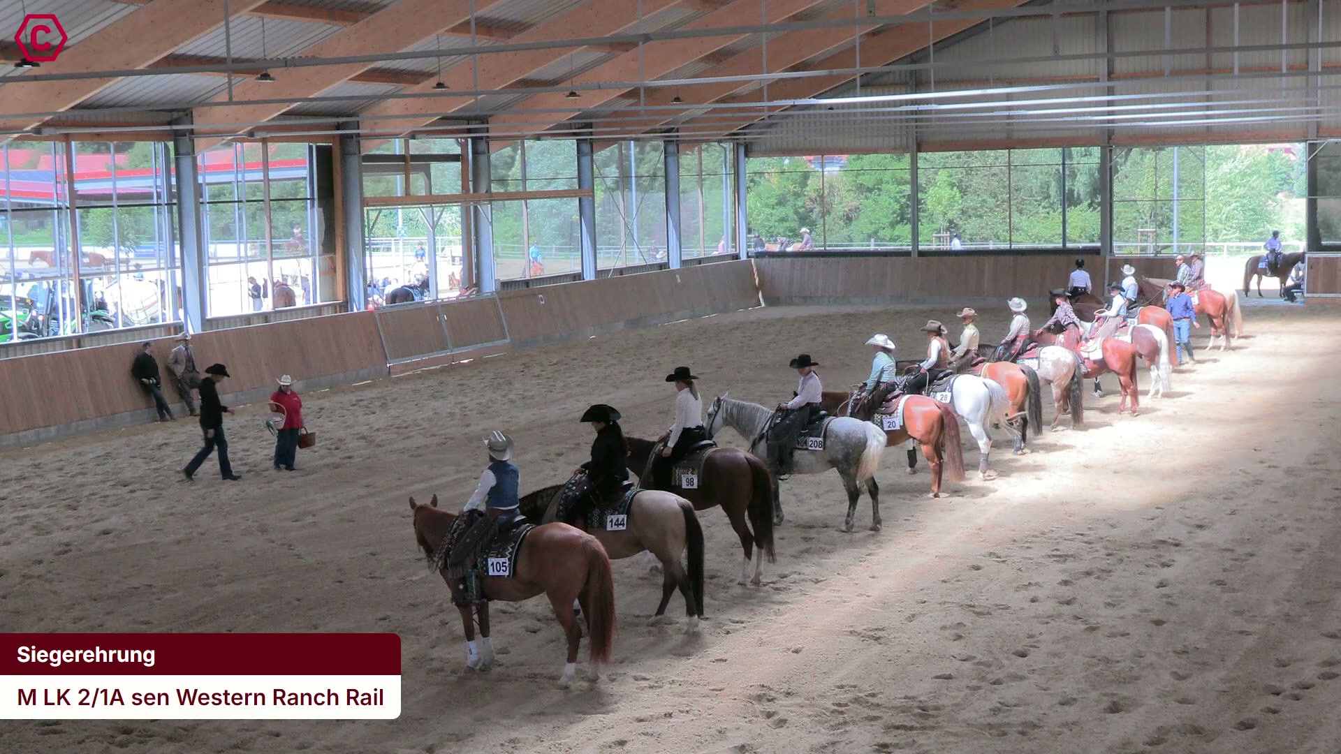 Siegerehrungs-Clip M LK 2/1A sen Western Ranch Rail