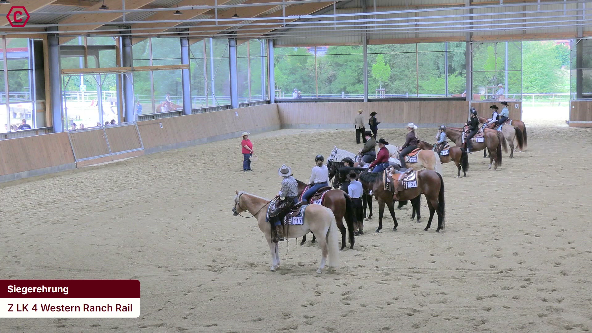 Siegerehrungs-Clip Z LK 4 Western Ranch Rail