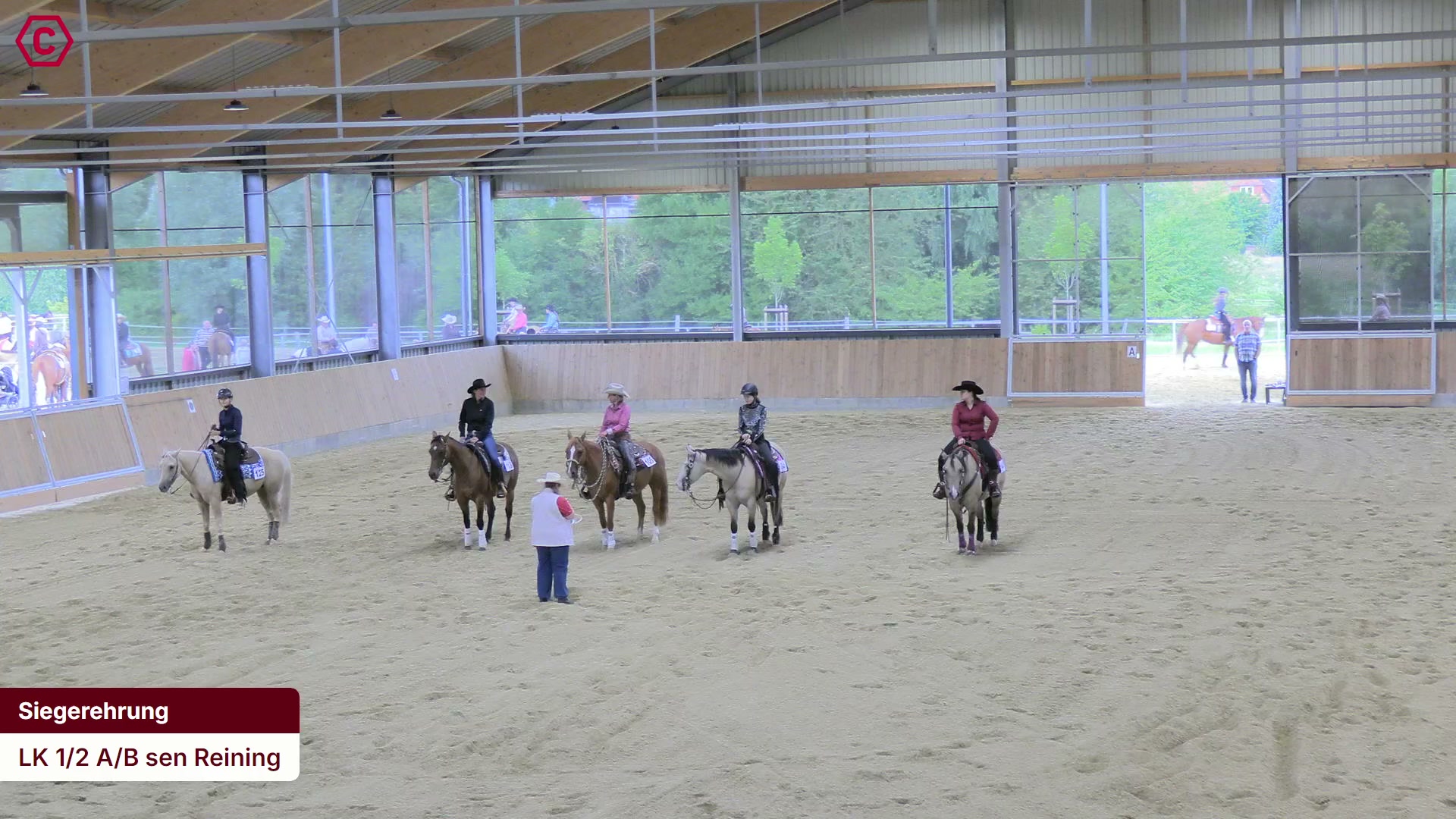 Siegerehrungs-Clip LK 1/2 A/B sen Reining