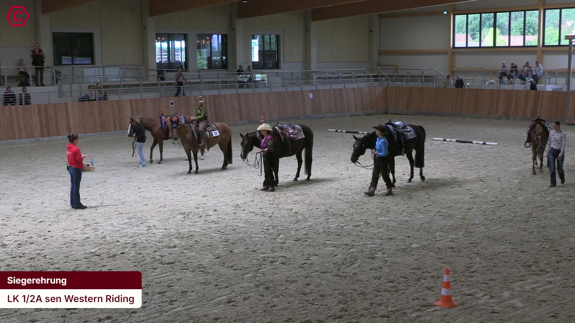 Siegerehrungs-Clip LK 1/2A sen Western Riding